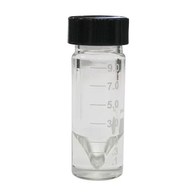 Chromatography Research Supplies 10.0 mL Kimble Mini Reaction Vial W/Cap and Liner (12/pk)